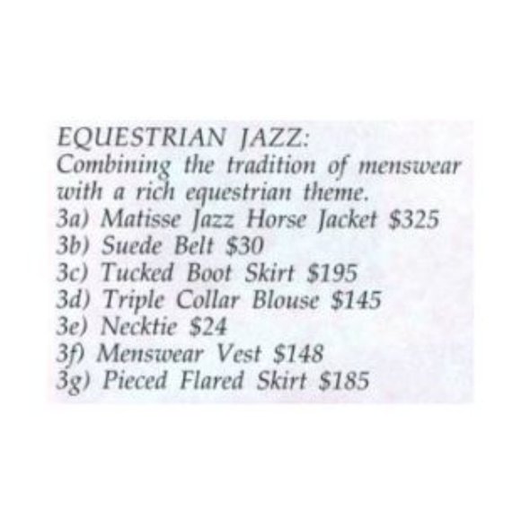 🔥 SOLD AS SET🔥 Suttles & Seawinds Vintage Matisse Jazz Horse Jacket & Skirt 💖 - Picture 16 of 16